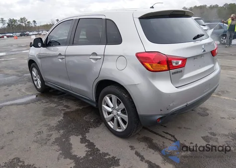 2014 Mitsubishi Outlander Sport Es from USA, damaged, VIN 4A4AP3AU2EE014732